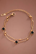18K Gold Plated Waterproof Stainless Steel Chain Bracelet - 7717