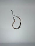Leopard Print Chain Bracelet | Silver & Gold | Extender | Layering