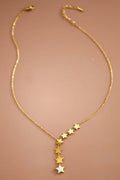 18K Gold Plated Waterproof Stainless Steel Chain Necklace - 6861