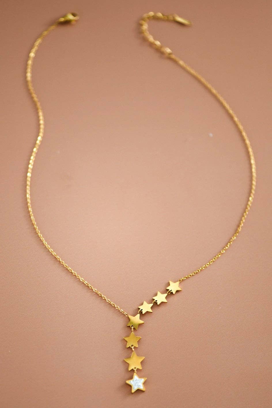 18K Gold Plated Waterproof Stainless Steel Chain Necklace - 6861