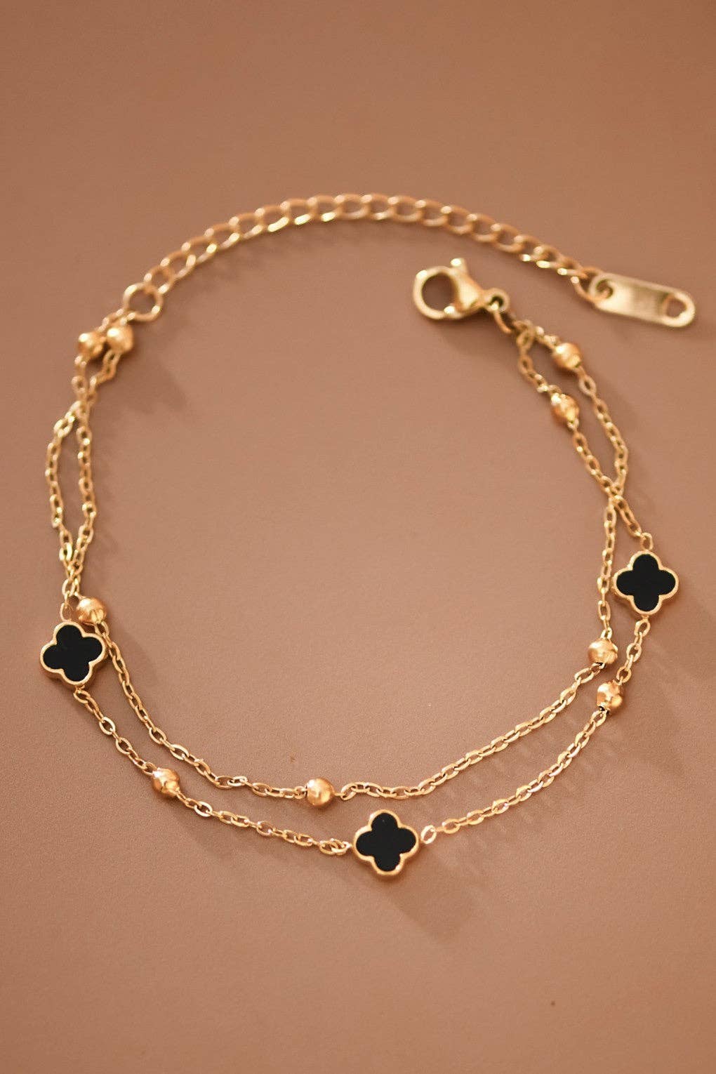 18K Gold Plated Waterproof Stainless Steel Chain Bracelet - 7717