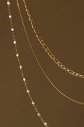 Layered Luxe 18K Gold Dipped Necklace – Waterproof, Tarnish-Resistant & Effortlessly Chic