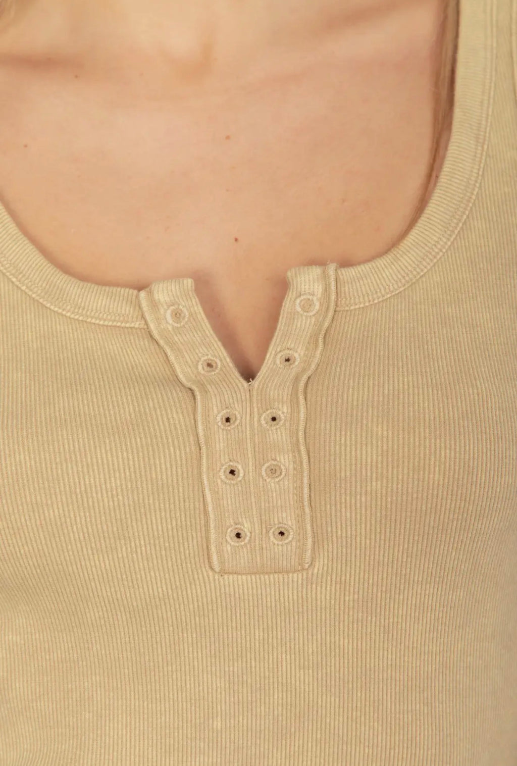 Y2K Washed Casual Fitted Tank Top