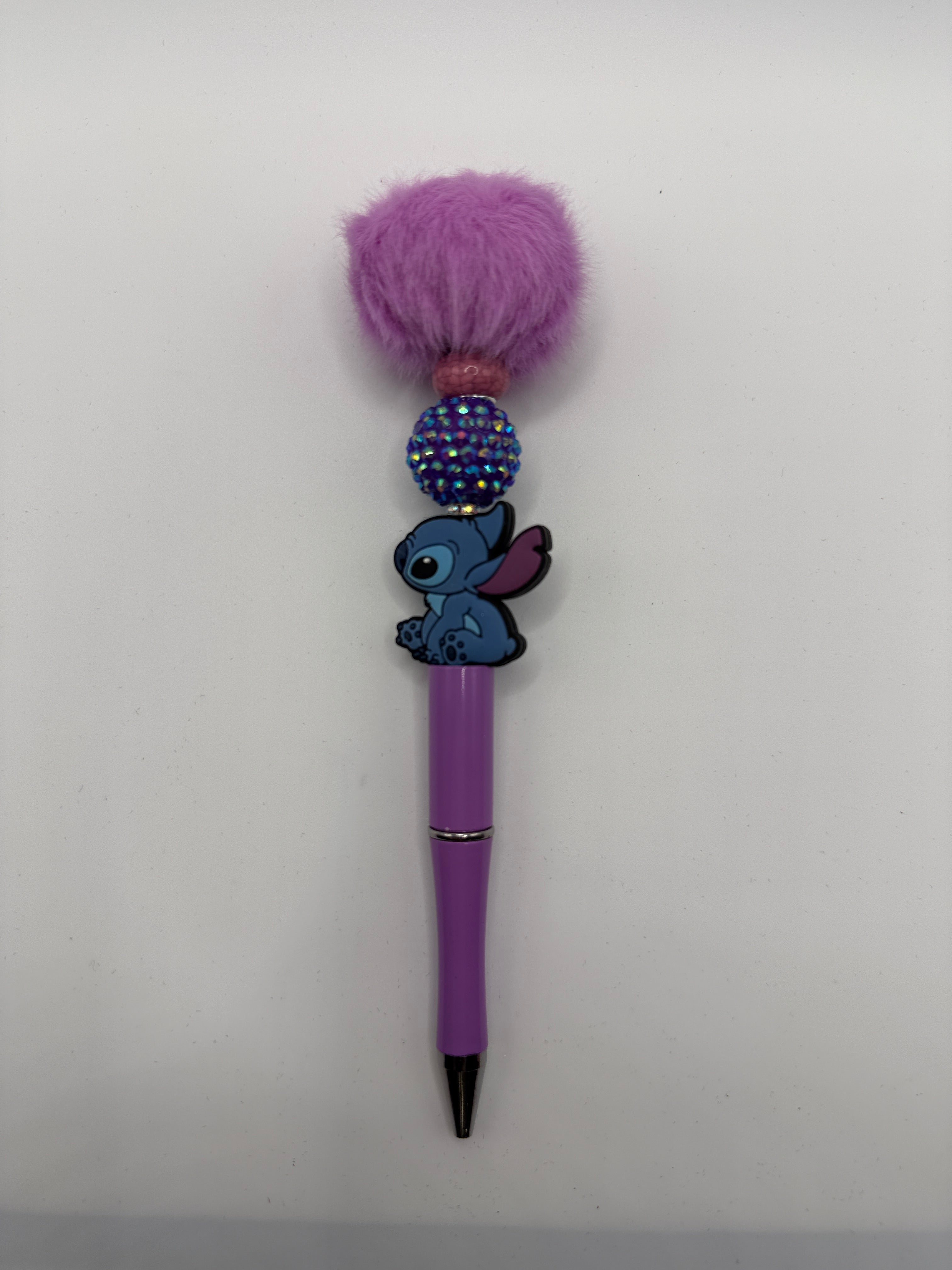 Handmade Beaded Novelty Pen – Puff & Fluff Edition