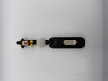 Handmade Beaded Character Box Cutter – Purple Glitter Edition