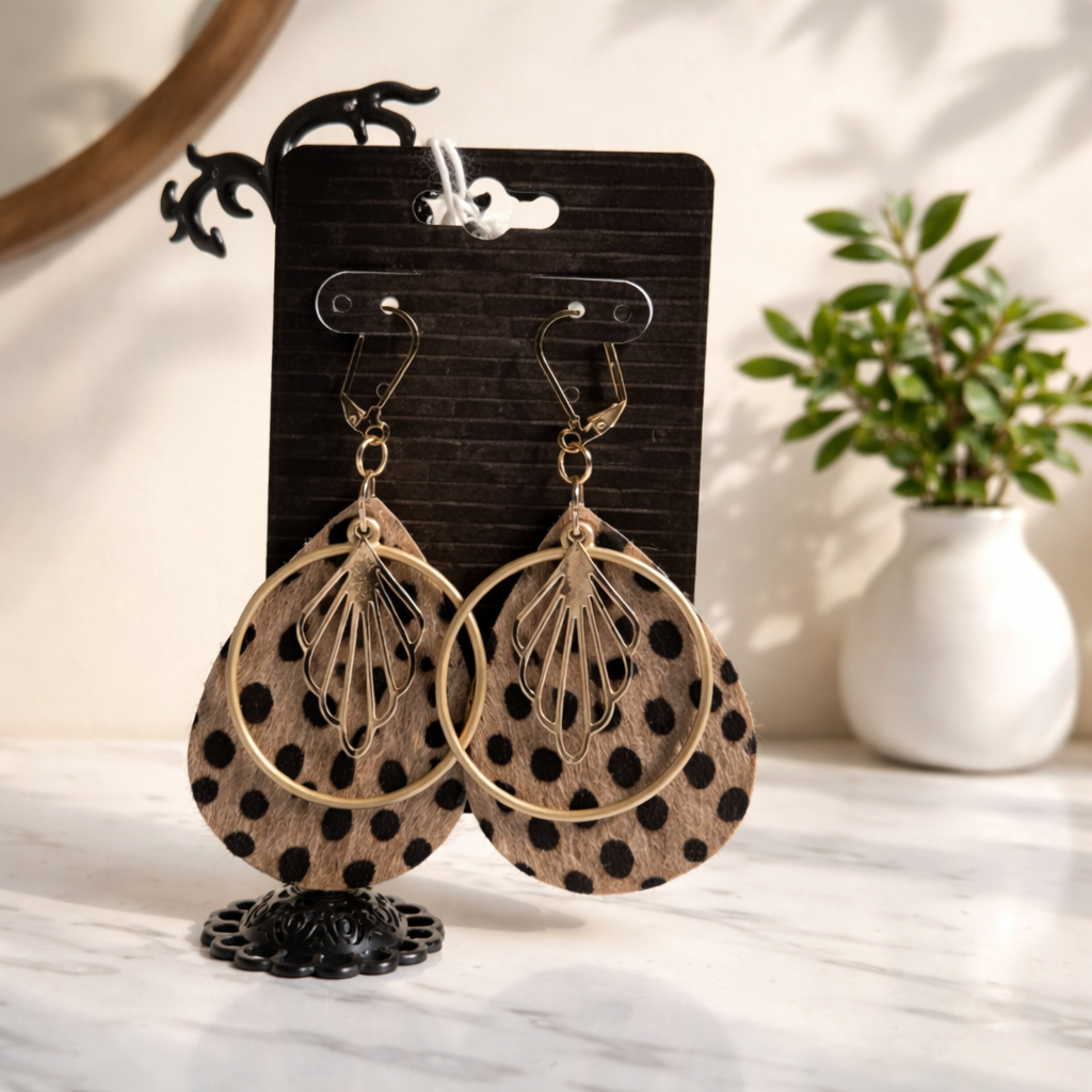 Handmade Wild Chic Dangle Earrings