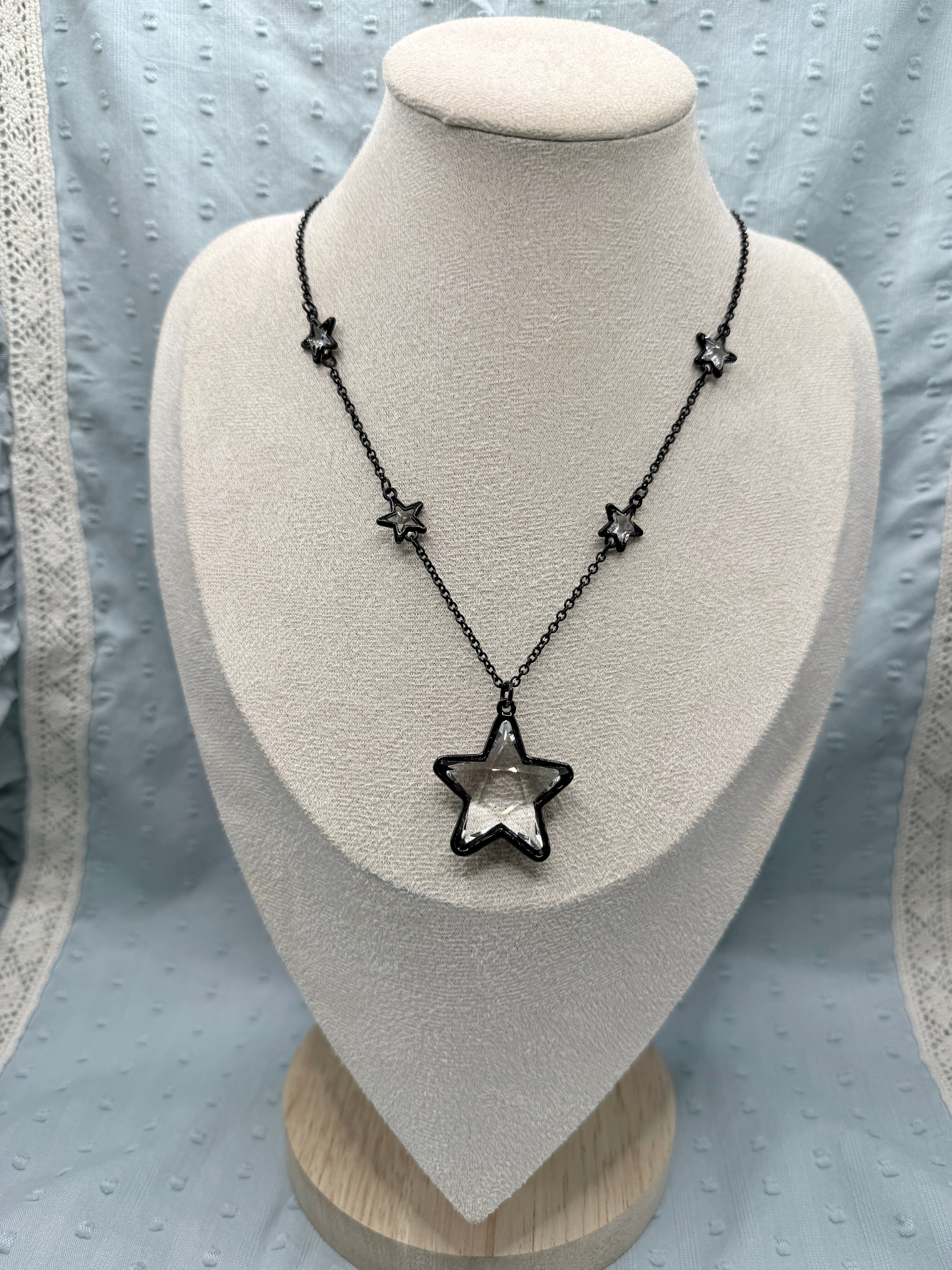 Handmade Luna Midnight Star Necklace