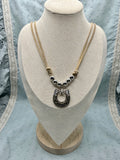 Handmade Rustic Star Horseshoe Necklace