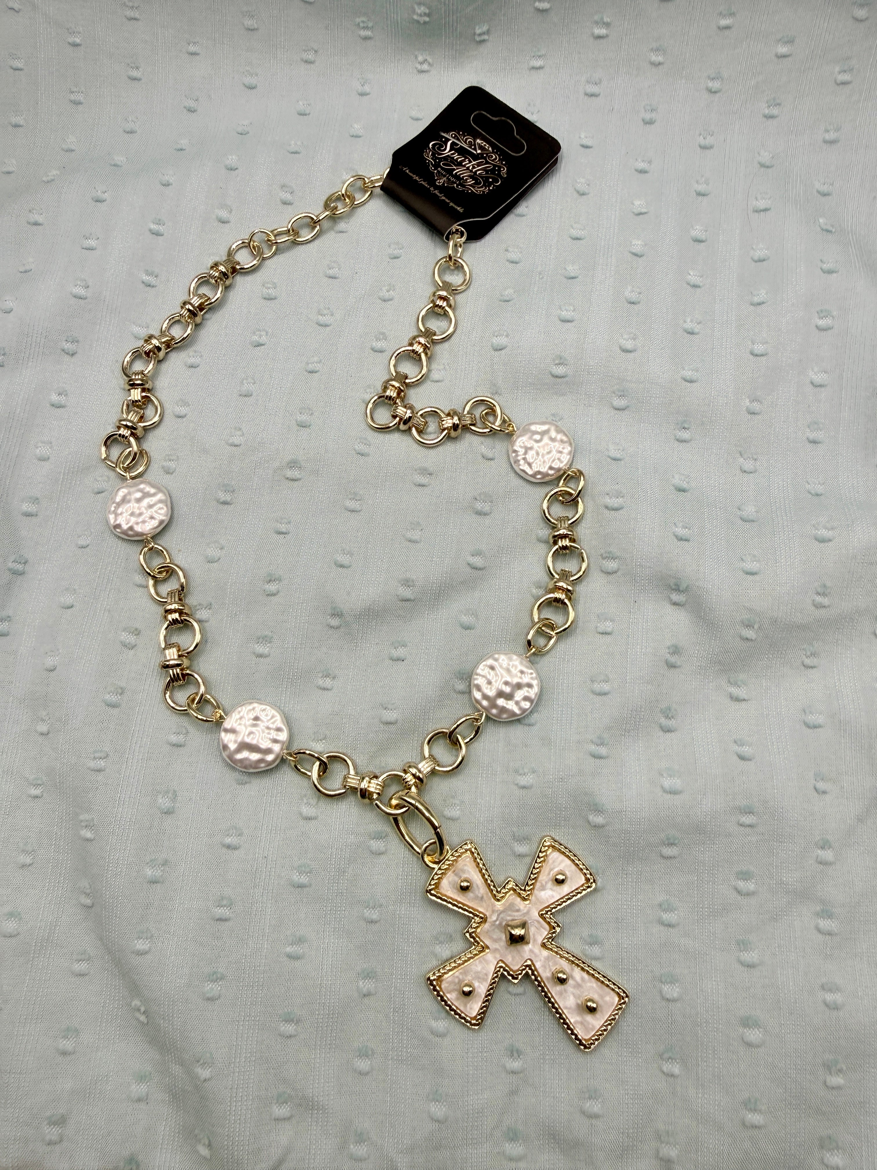 Handmade Faith & Grace Statement Necklace