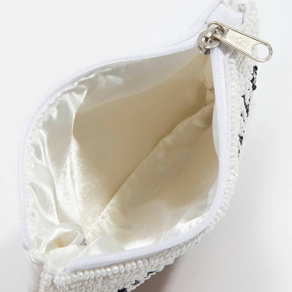 What Would Dolly Do Seed Beaded Coin Purse