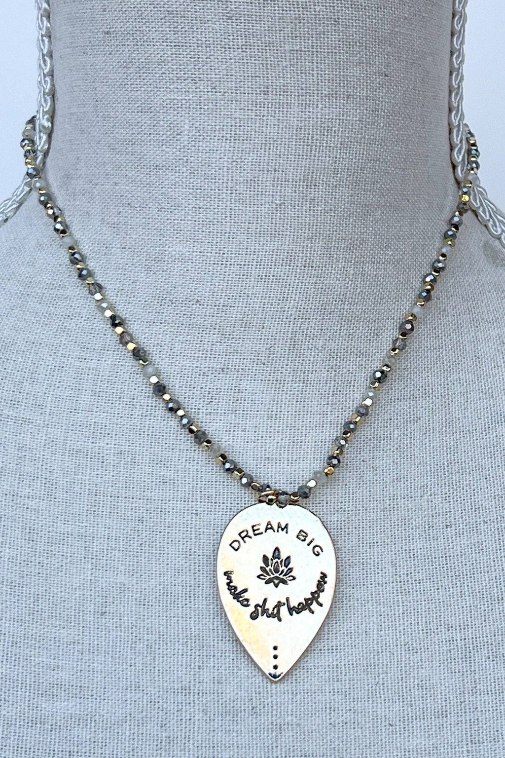 Dream Big Necklace in Gold