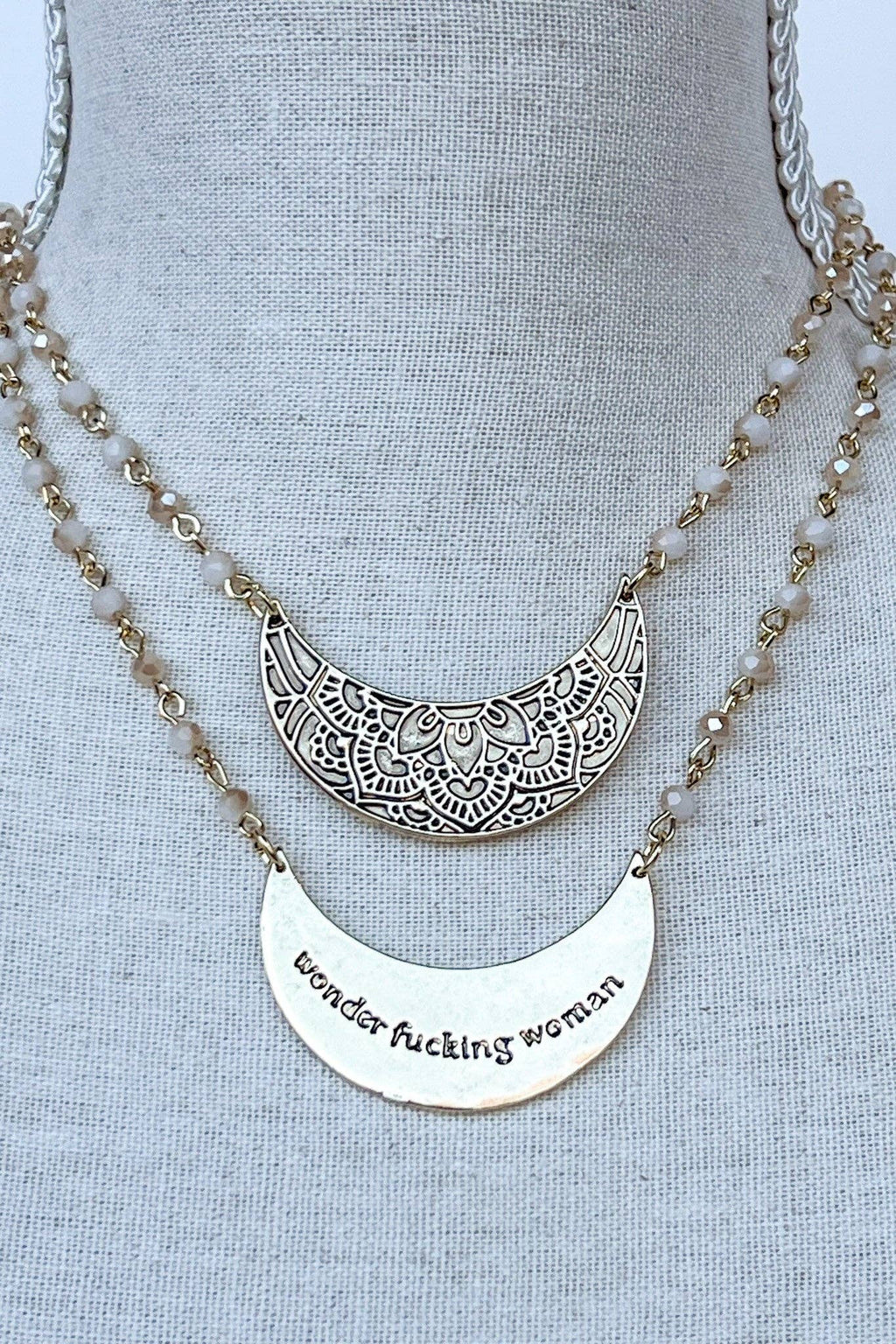 Wonder Woman Necklace in Gold
