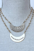 Wonder Woman Necklace in Gold